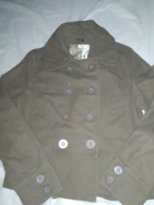 Womens Ladies MAURICES Size Small Button Up Jacket Blazer 100% Cotton :) — 第 1/4 张图片