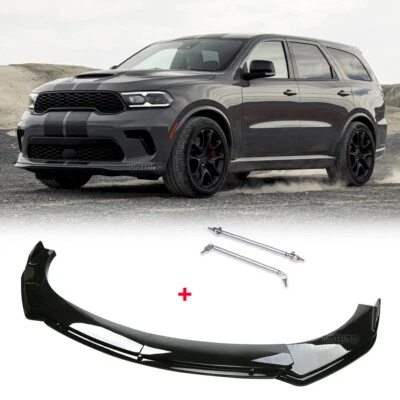 Parachoques delantero deportivo para Dodge Durango SRT XRT R/T alerón divisor de labios + varillas de puntal Foto 1 de 4