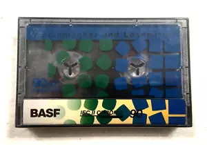 Cassette de audio BASF C 90 cinta en blanco sellada Hecho en Alemania Tipo II - Imagen 1 de 2