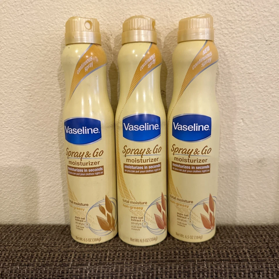 Vaseline Intensive Care Spray & Go Moisturizer, Essential Healing 6.5 oz