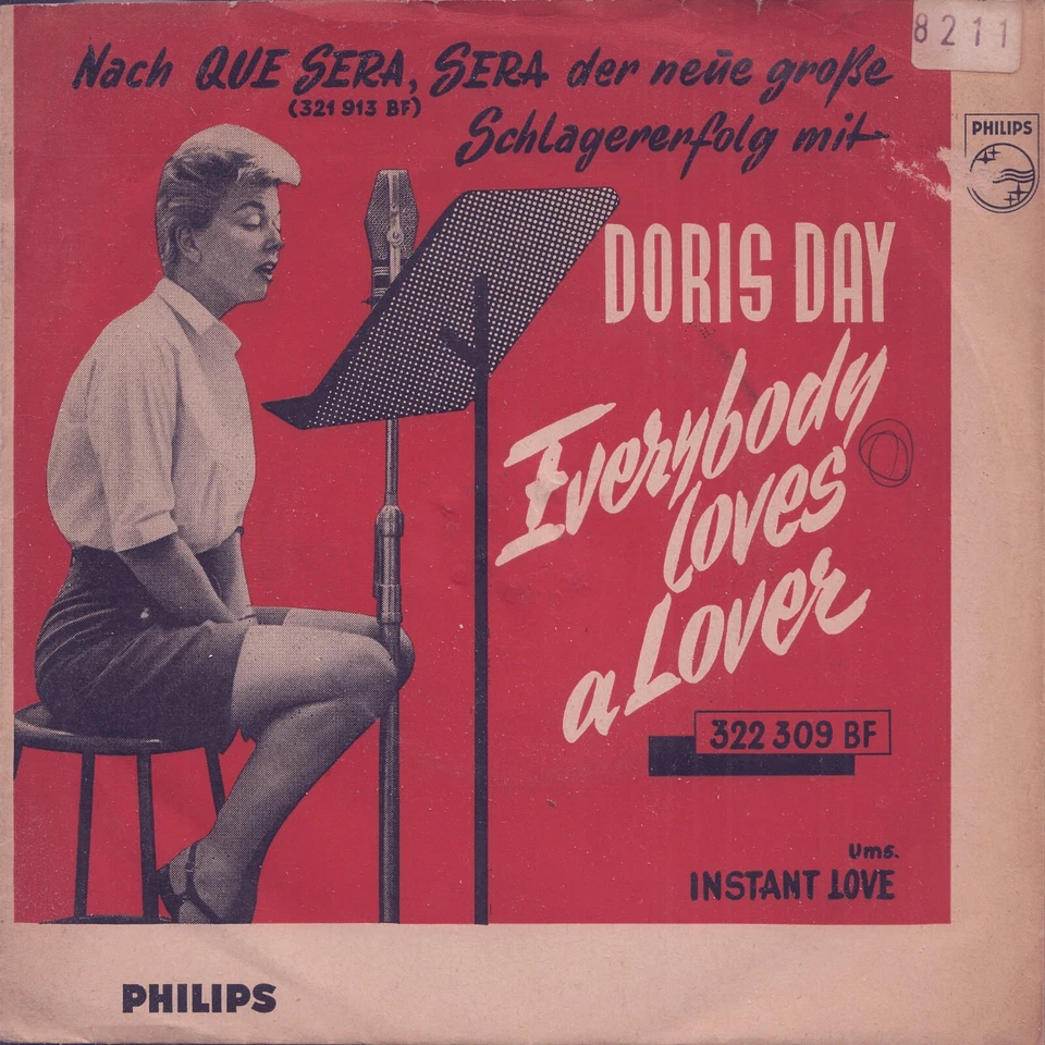DORIS DAY: Everybody Loves A Lover (´58 / scarce orig. German 7") - Image 1 of 1