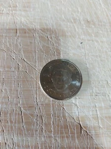 1996 Got Um NHL Hockey Coin Jim Campbell Silver - Bild 1 von 2