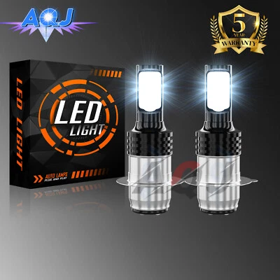 2 Super Bright LED headlight light bulbs for Yamaha Wolverine 350: 1995-2002 12v Foto 1 de 4