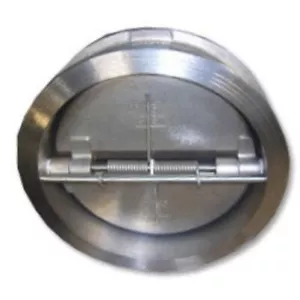 12" Doppelplatte Kohlenstoffstahl Wafer Rückschlagventil, Viton Sitz, ANSI 150lb - Bild 1 von 2