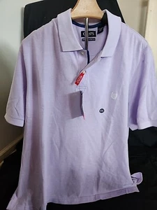 Chaps T-shirt Men 2XL Short Sleeve Stretch Logo Polo Collared Cotton NEW - Picture 1 of 6