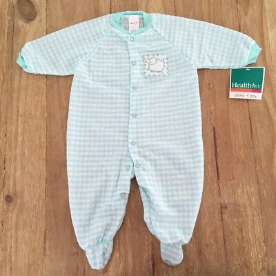 HEALTHTEX ONE PIECE SLEEP & PLAY 6-9 Mos NUEVO De colección Como Nuevo Foto 1 de 4