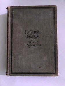 Universal Manual of Ready Reference Henry Ruoff 1905 King-Richardson Hardcover - Bild 1 von 10
