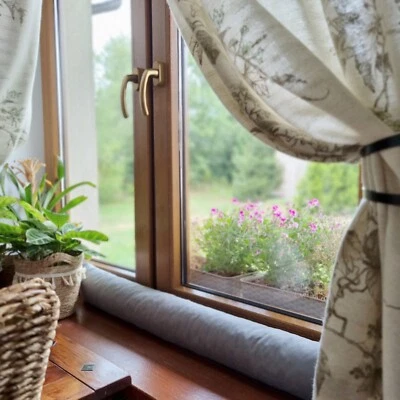 4L Textil Zugluftstopper Durchzugstopper Windstopper für Türen und Fenster - Bild 1 von 4