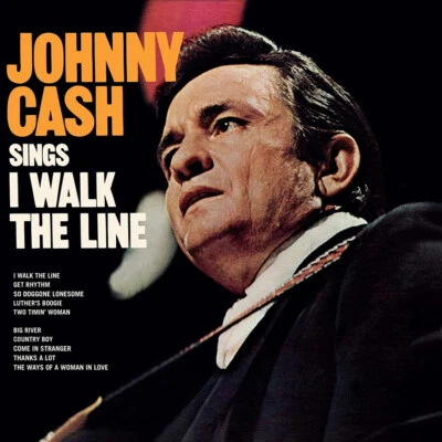 JOHNNY CASH-Sings I Walk The Line (+4 Bonus Tracks) (Limited Orange Vinyl)-Vi... - Image 1 of 2