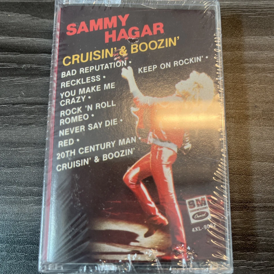 SEALED  SAMMY HAGAR CRUISIN' & BOOZIN' Cassette 1984 Capitol Rock 'N Roll Romeo - Image 1 of 3