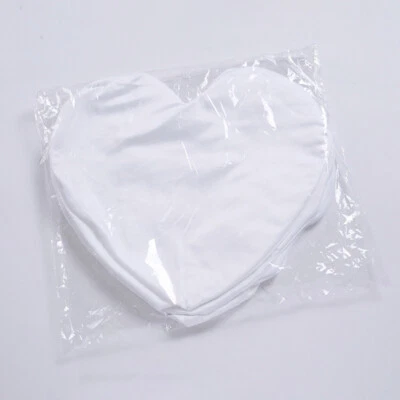 Funda de almohada en blanco de sublimación 10 piezas funda de cojín en forma de corazón amor hágalo usted mismo impresa Foto 1 de 4