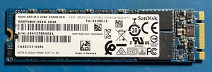 SanDisk X600 SD9TB8W-256G-1016 256GB M.2 2280 SSD (AES-256 / SED Opal 2.0) NEW - Picture 1 of 2