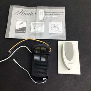 Hunter Black Remote Control Lighting 
