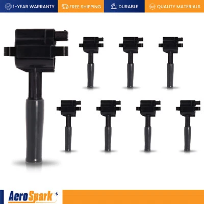 8X Ignition Coil for 1999-2003 Jaguar Vanden Plas XJ8 XJR XK8 XKR V8 4.0L UF415 - Image 1 of 4