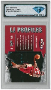 2005-06 NBA Hoops LEBRON JAMES #LBJ-16 LJ Profiles 💎 DSG 10 Gem Mint - Picture 1 of 2
