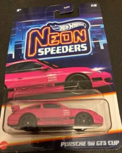 Porsche 911 GT3 Cup Pinks Hot Wheels 2024 Neon Speeders 1/8 1:64 - Imagen 1 de 2