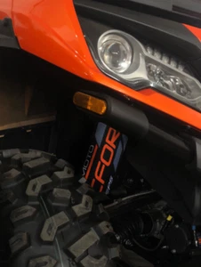 NEU Federbeinschützer CF MOTO Cforce 850 1000 Cover CFmoto Stoßdämpfer orange - Picture 1 of 5