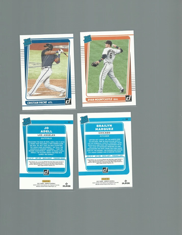 2021 Donruss - Rated Rookies - Base Vets - Variations - Image 1 of 1