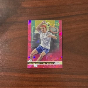 2024 Topps Chrome Tennis Diego Schwartzman Padparadscha Sapphire 1/1 1st SSP - Picture 1 of 3