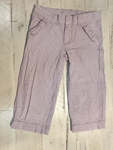 EUC Gymboree girls Lavender And White Gingham Cotton pants Sz 7 spring summer - Picture 1 of 5