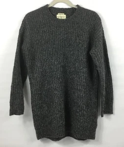 Denim Supply Ralph Lauren Sweater Sz XS Grey Wool Blend Ribbed Crewneck Pullover - Picture 1 of 4