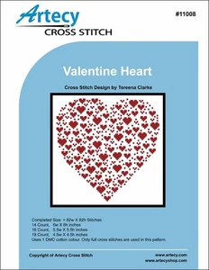 Valentine Heart by Artecy cross stitch pattern - Picture 1 of 1