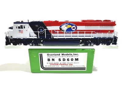 Overland OMI BN SD60M Burlington Northern Desert Storm #1991 HO Brass #5836.3 - Image 1 of 4