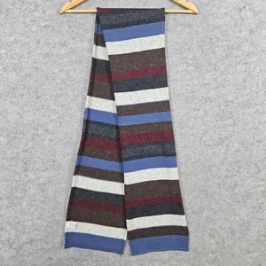 Old Navy Unisex Lammwolle Schal gestreift bunt Winter Strick warm One Size - Bild 1 von 5