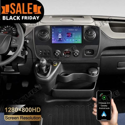 Android 14 Navi Radio BT Opel Movano 2 Renault Master III Nissan NV400 2010-2018 - Bild 1 von 4
