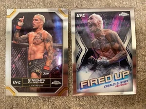 2024 Topps Cromo UFC FDP-16 Charles Oliveira Encendido. +. Base - Imagen 1 de 2