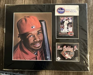 Ken Griffey Jr 2001 Toon Art /2500 Approx. 14” X 11” Framed Photo/Card - Picture 1 of 2