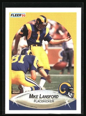 1990 Fleer #41 Mike Lansford - Image 1 of 2
