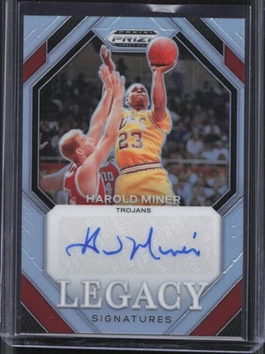 2024-25 Prizm Draft Harold Miner Legacy Signatures Silver Prizm Auto USC - Image 1 of 2