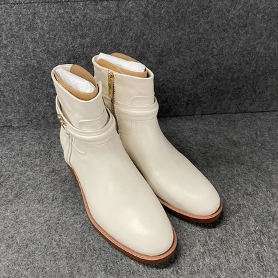 Botín plano MICHAEL KORS Mindy para mujer talla 6,5 crema claro Foto 1 de 4