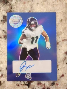 2023 Pro Set Metal Jaxson Smith-Njigba Platinum Auto Blue Purple /20 Seahawks - Picture 1 of 2