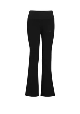 Adidas Vented Leggins Flare Legs Pants Girls Size XS (6/6X) Black NEW - Image 1 of 4