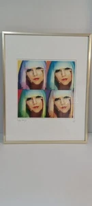 Lady Gaga Wall Art Print Signed Pop Wall Art Home Decor Estate Sale Find - Picture 1 of 13