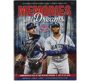 Mike Piazza Signed Memories and Dreams 2016 Commemorative Hall of Fame Program - Picture 1 of 3