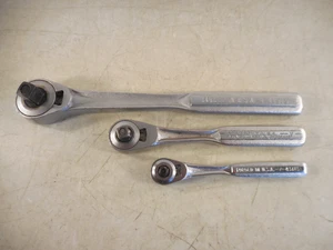 Craftsman 3 Pc Ratchet Set  1/4,  3/8,  1/2" DR Quick Release Forged in USA C3 - Picture 1 of 10