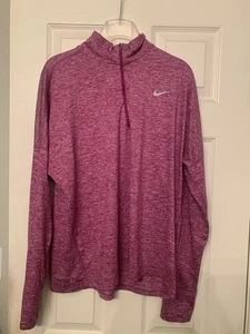 Nike Dri-Fit Element Running Top Shirt AJ4660-513 Damen Größe XL Heather Purple - Bild 1 von 5