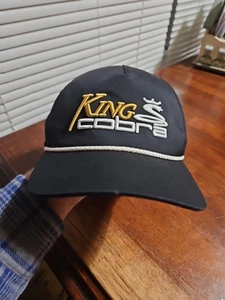 King Cobra Rope Snapback Cap Black (Adjustable) Golf Hat 2023  - Picture 1 of 8