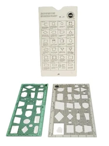 1970 LUTZ Fips Standard Flussdiagramm Schablone + IBM Vorlage Symbole Menge 2 - Bild 1 von 3