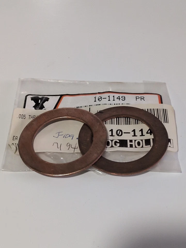 Harley BT 1971-1999 Bronze Crank Pin Flywheel Thrust Washer +.005 V-twin 10-1149 - Image 1 of 1