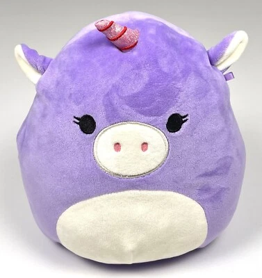 Peluche Kellytoys 2018 original Squishmallows 8" Astrid the Unicorn púrpura usado en excelente estado Foto 1 de 4