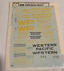 Microscale Ho Scale Decal Western Pacific Wp Asst Frt Cars M Yel Blk Lett 87 253
