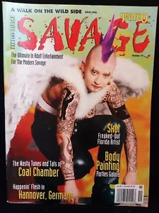 Tattoo Savage Magazine Issue # 19 October / November 1997 - Picture 1 of 2