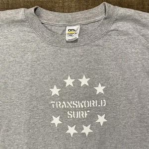 Transworld Surf Magazine Surf Tavola Surf Surf Uomo XL Camicia Grande Grigio Erica - Foto 1 di 7