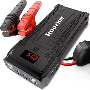 Imazing Portable Car Jump Starter 2500A Peak 12V Battery 20000mAH USB Power Bank - Picture 1 of 9