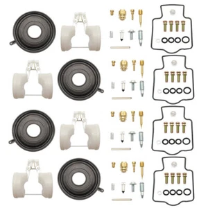 Carburetor Repair Kit Diaphragm Float Fits KAWASAKI ZX600 Ninja ZX6R ZZR600 - Bild 1 von 10