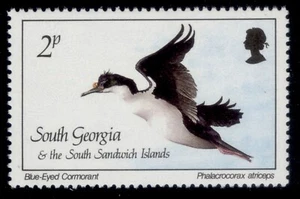 South Georgia & South Sandwich QEII SG162, 1987 2p, casi nuevo como nuevo. - Imagen 1 de 1